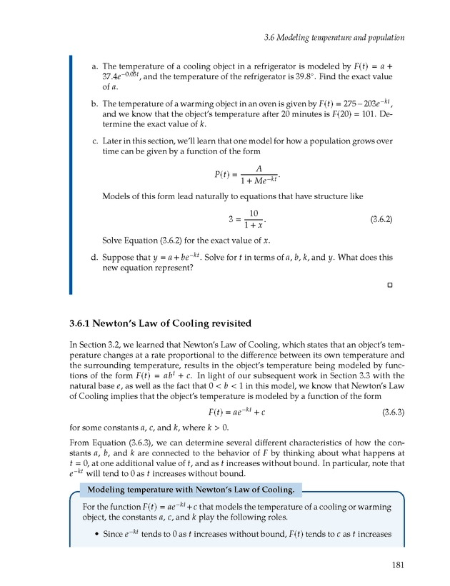 Active Preparation for Calculus - Page 181